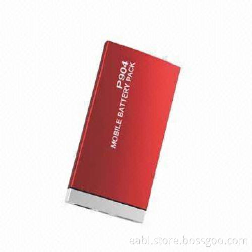 Portable Power Bank with Universal Connectors for Mobile Phones and Smartphones, 5,000mAh